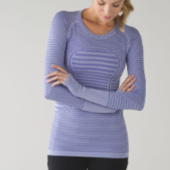 lululemon athletica Tops - (6050)  🍋 LULULEMON RUN: Swiftly Tech Long Sleeve Crew Sz 10*EUC RARE